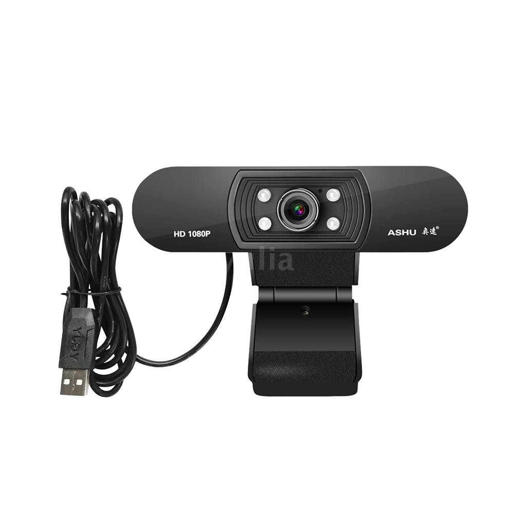 Webcam kỹ thuật số ASHU USB 2.0 full HD 1080P micro kẹp 2.0 | BigBuy360 - bigbuy360.vn