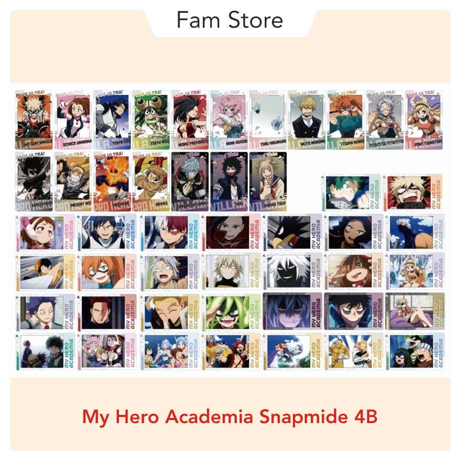 Pack thẻ My Hero Academia Snapmide