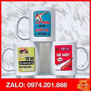 In Hình Lên Cốc Sứ Theo Yêu Cầu, In Ảnh Cá Nhân, Chữ Tuỳ Chọn, In Logo Quà Tặng Doanh Nghiệp