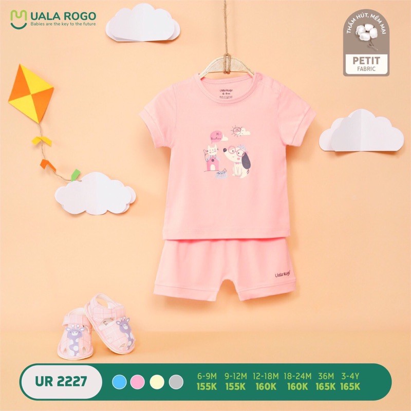 Uala rogo - Bộ cộc cài vai in hình UR2227