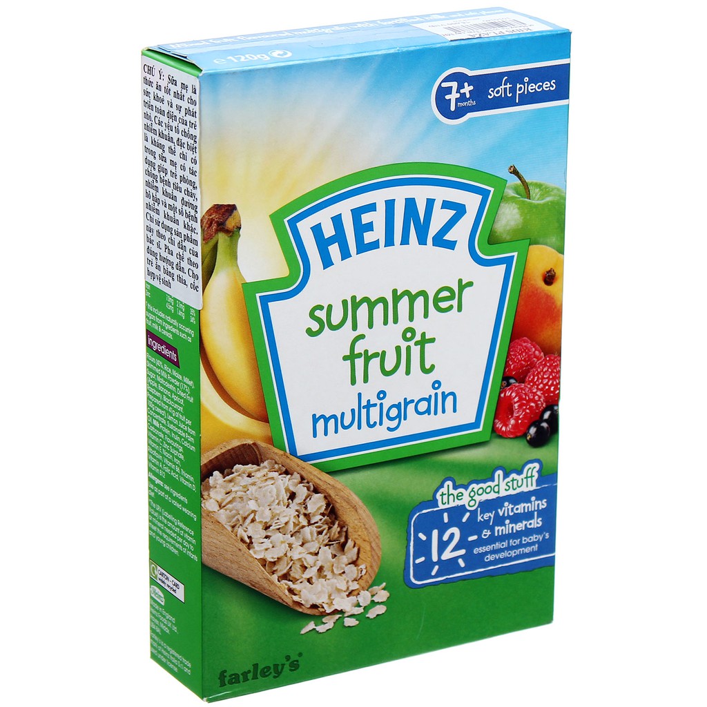 (Đủ vị) Bột ăn dặm Heinz cho bé 7 tháng