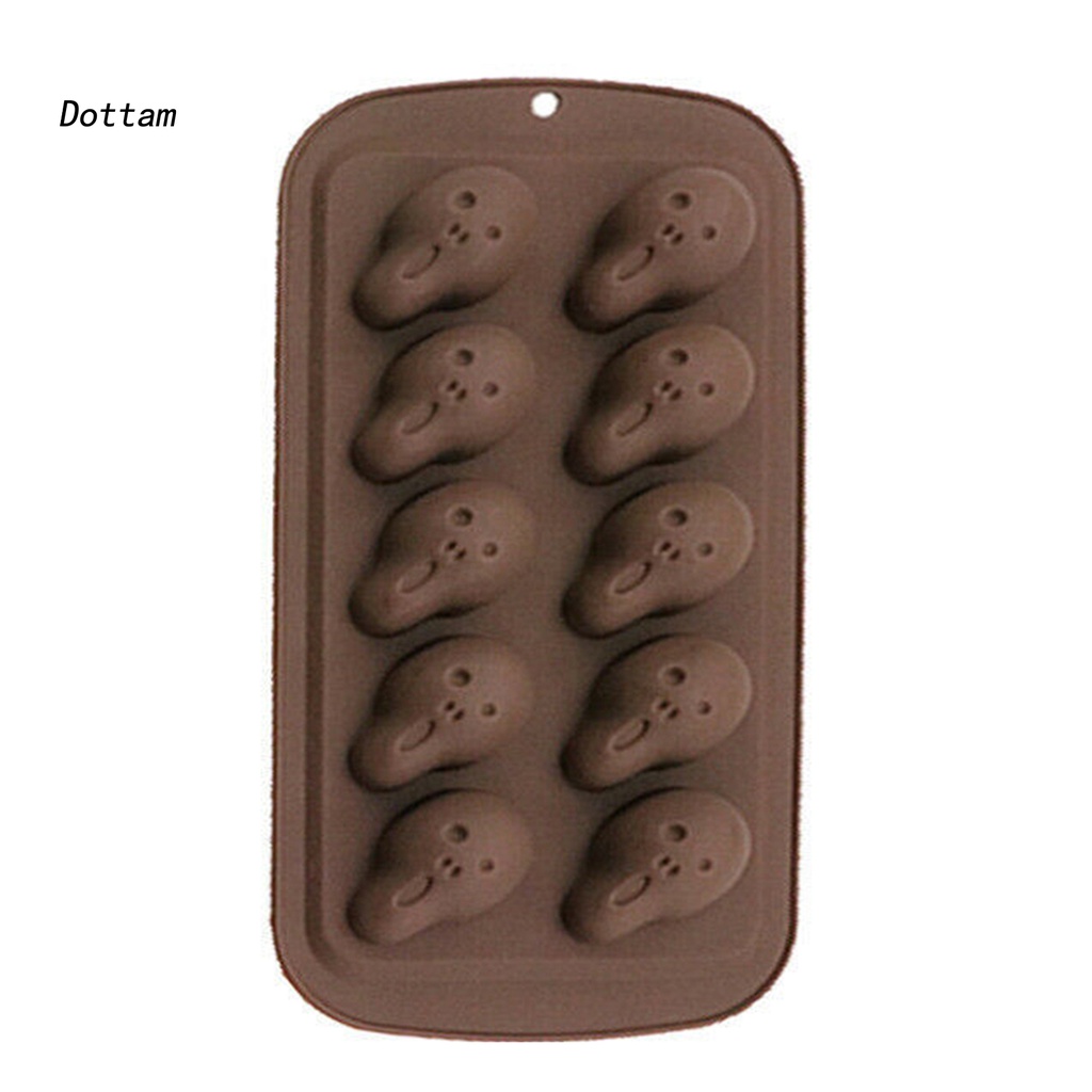 [Dt] Reusable Chocolate Mold Holiday Chocolate Cake Mould Heat Resistant for Party