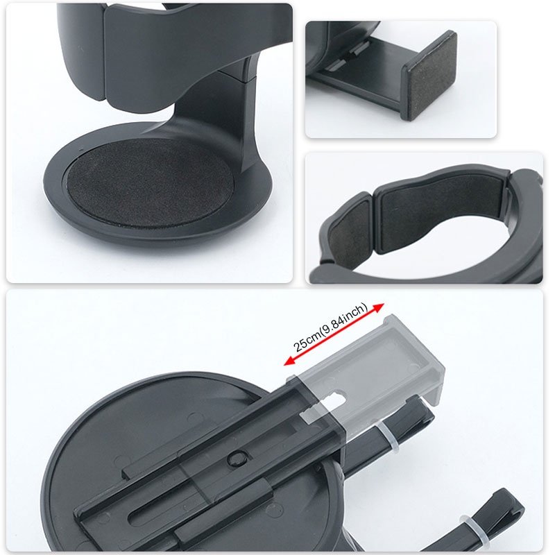 SEAMETAL Giá Đỡ Cốc Nước Bằng ABS Gắn Lỗ Thông Gió Xe Hơi Tiện Dụng