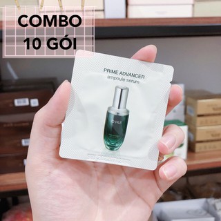 Combo 10 gói tinh chất dưỡng da chống lão hóa ohui PRIME ADVANCER
