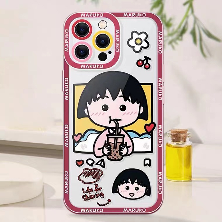 Ốp Điện Thoại Silicon Mềm Trong Suốt Chống Sốc In Họa Tiết Dễ Thương Cho Iphone 13 12 11 Pro Max Xr X Xs 7 8 6 6S Plus