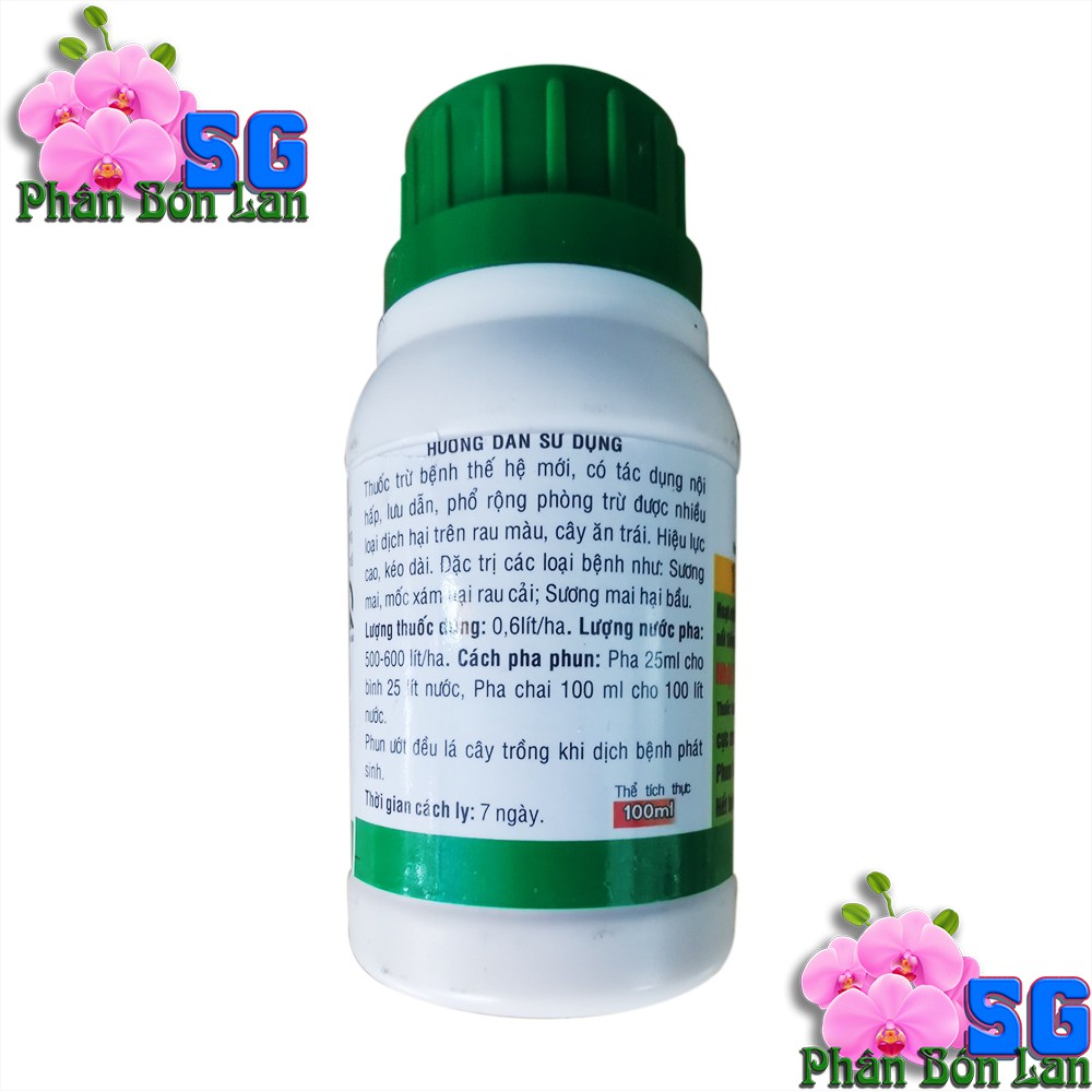 SOSIM 300SC chai 100ml - THUỐC TRỪ NẤM BỆNH PHỔ RỘNG, Trị sương mai, mốc xám, đạo ôn, vàng lá, đốm lá