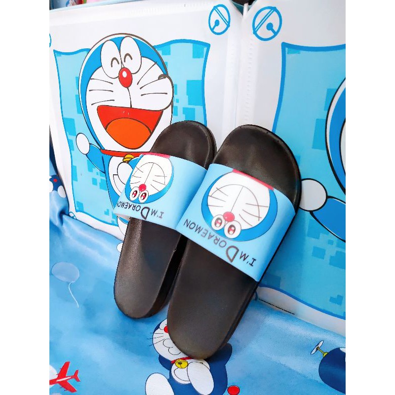 DÉP DORAEMON DOREMON CUTE, MANG TRONG NHÀ, ĐI CHƠI, DẠO PHỐ3