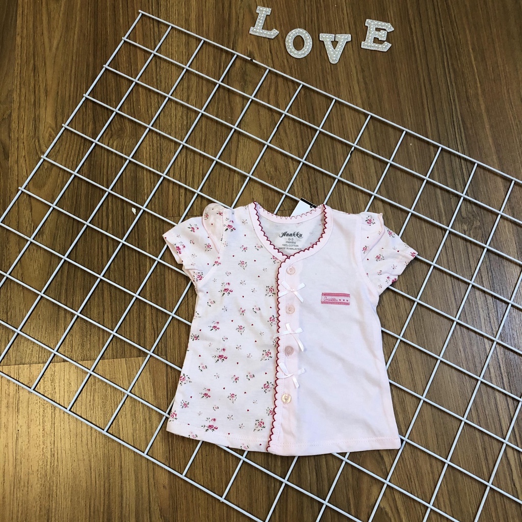 Áo Sơ SInh Bé Gái Cotton Anaku Mềm Mại Hàng Quảng Châu