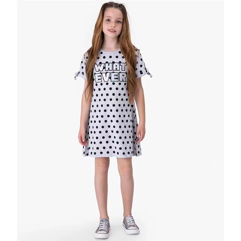 Váy cotton hè bé gái Golf &amp; kids chấm bi