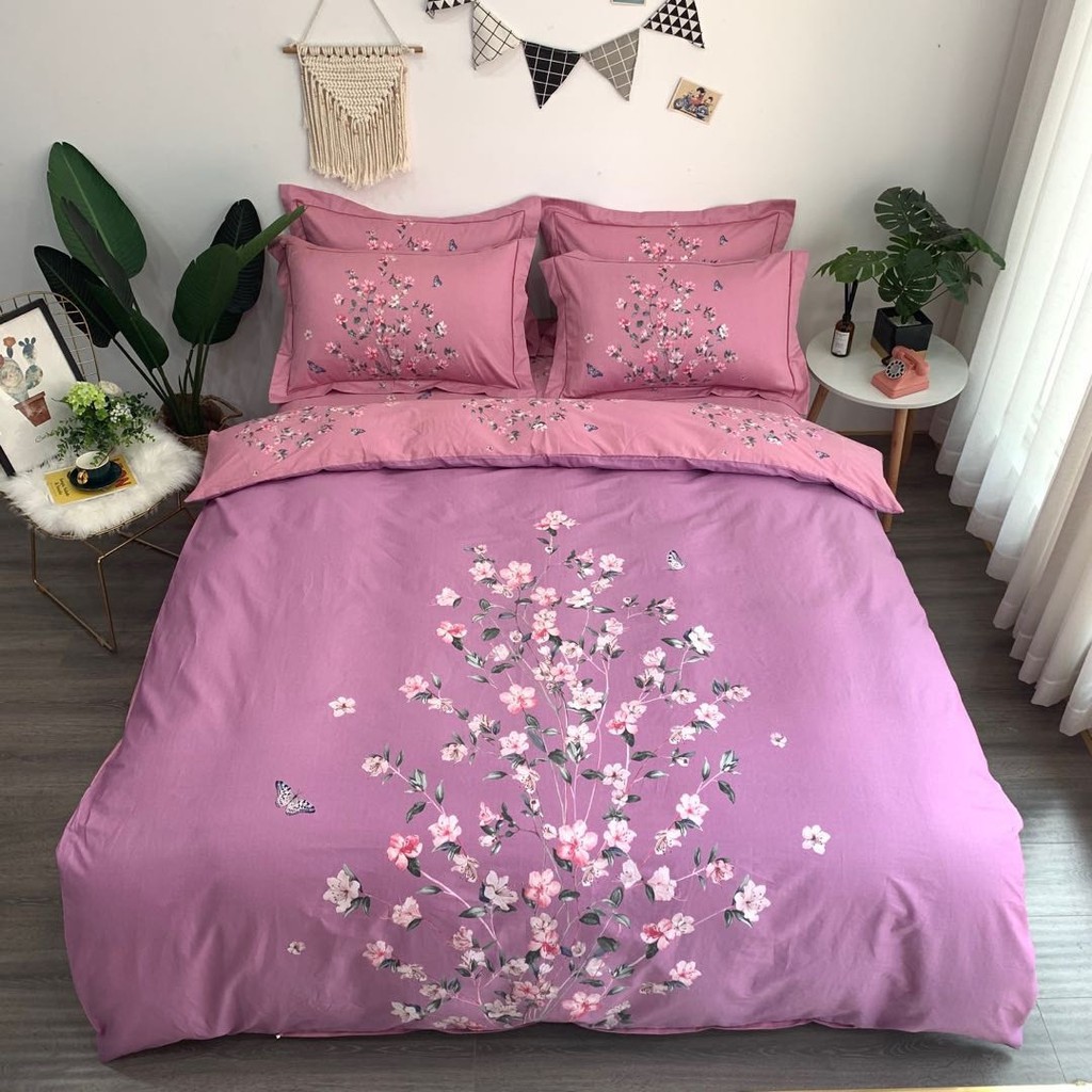 BỘ CHĂN GA GỐI COTTON OGANIC NHẬP KHẨU (FREE BO CHUN)