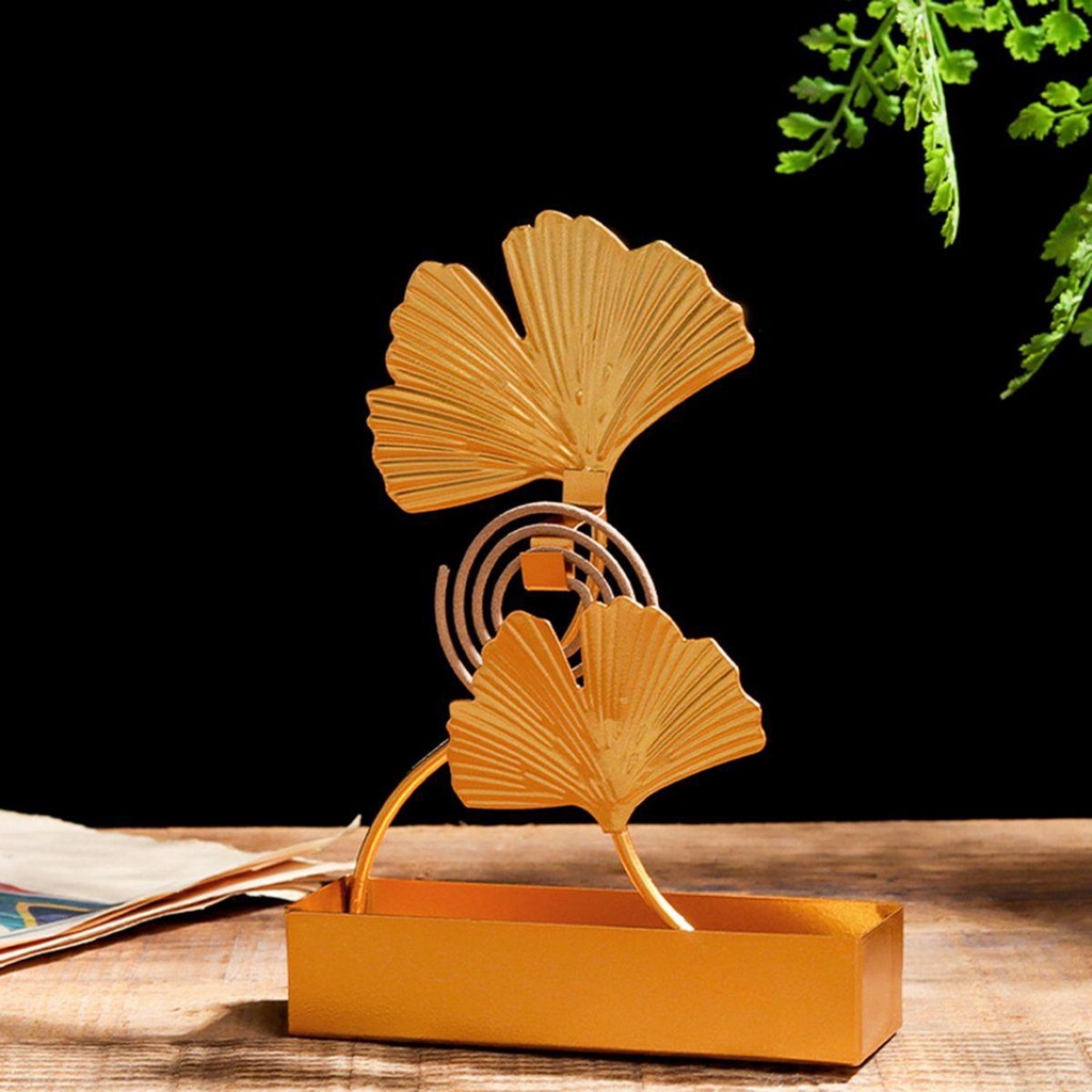 Giá Đỡ Cuộn Dây Bắt Muỗi Hình Chiếc Lá Ginkgo