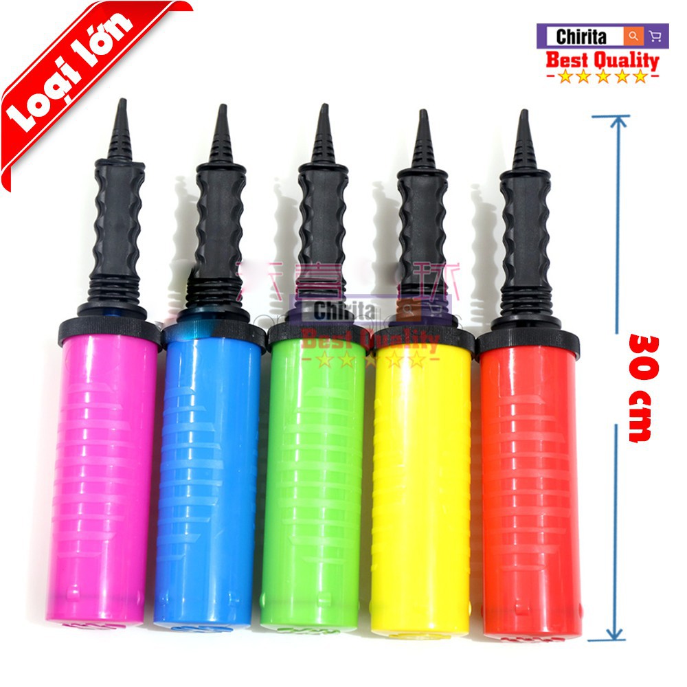 Bơm Bong Bóng Bằng Tay LOẠI LỚN Cực Nhanh - Bơm bóng bay, bơm bóng yoga, bơm phao bơi... Tiện Dụng