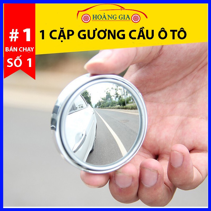 Gương Cầu Lồi Oto – Gương Cầu Lồi – Xóa Điểm Mù 360 Độ Hỗ Trợ Quan Sát Gương Chiếu Hậu Ô Tô Loại Có Viền