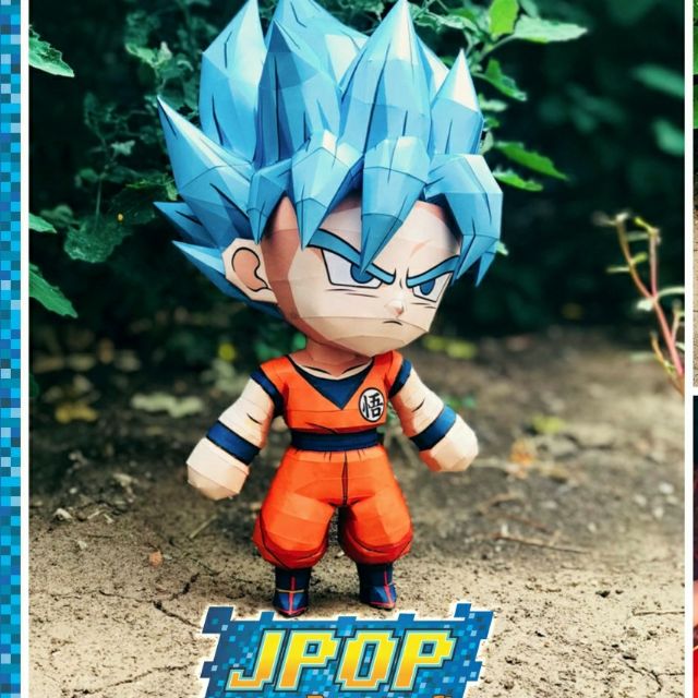 chibi GOKU SSJ BLUE