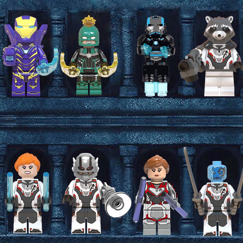 Đồ Chơi Xây Dựng Iron Man Pepper Potts Tương Thích Với Các Khối Xây Dựng Cho Trẻ Em