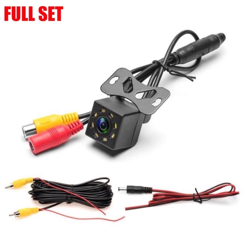 Camera Lùi Xe Tích Hợp 8 Đèn Led Hỗ Trợ Quay Ban Đêm Cho Xe Hơi | BigBuy360 - bigbuy360.vn