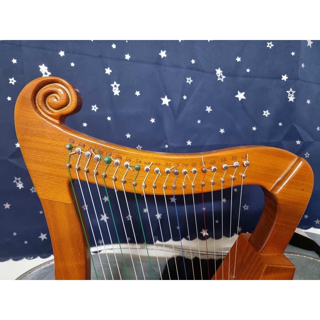 Đàn Hạc Cầm 19 Dây - Tặng Kalimba Pha Lê