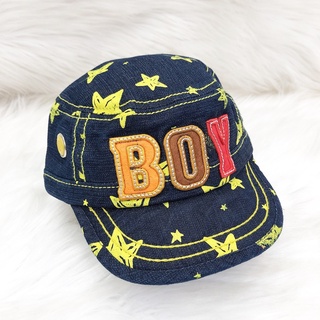 Nón Kết Jean Boy Cao Cấp Duy Ngọc Size 52 Dành Cho Bé Từ 5 Tuổi, Họa tiết ngôi sao phong cách, ngộ nghĩnh (0330)