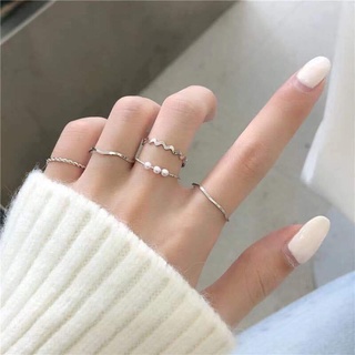 Set 5 nhẫn thời trang cá tính