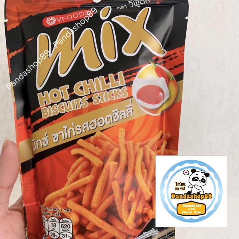 Bim tăm que snack Mix Vfoods Thái Lan (gói 60g)