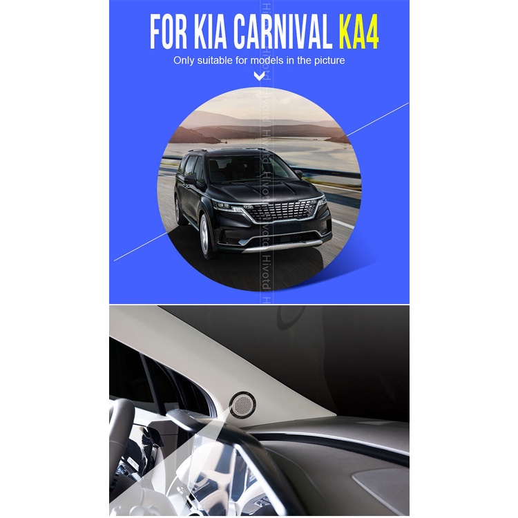 Vòng Inox Trang Trí Loa Xe Hơi Kia Carnival KA4 2023 2022 2021