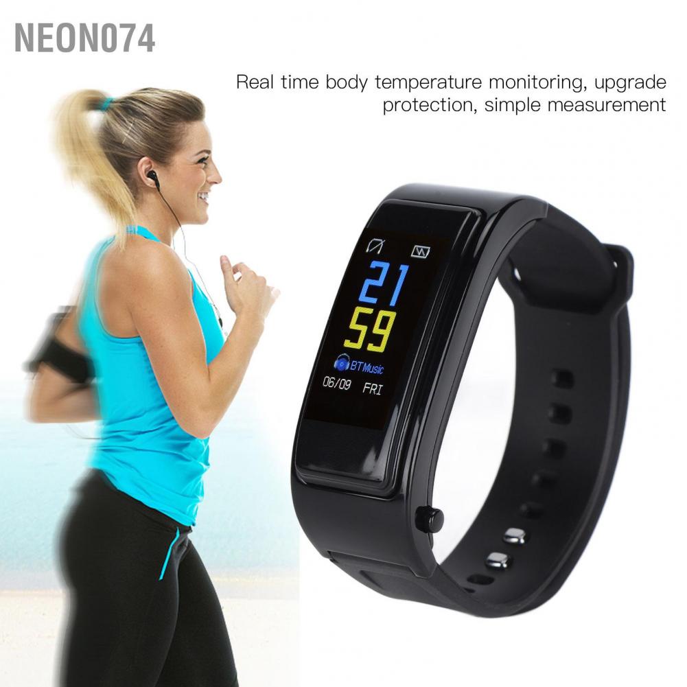 Neon074 Y3PLUS Vòng đeo tay thông minh Đa chức năng Thời trang Băng Sạc USB Đồng hồ