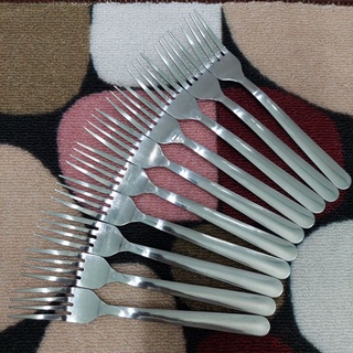 Combo 10 Nỉa ăn cơm inox cao cấp