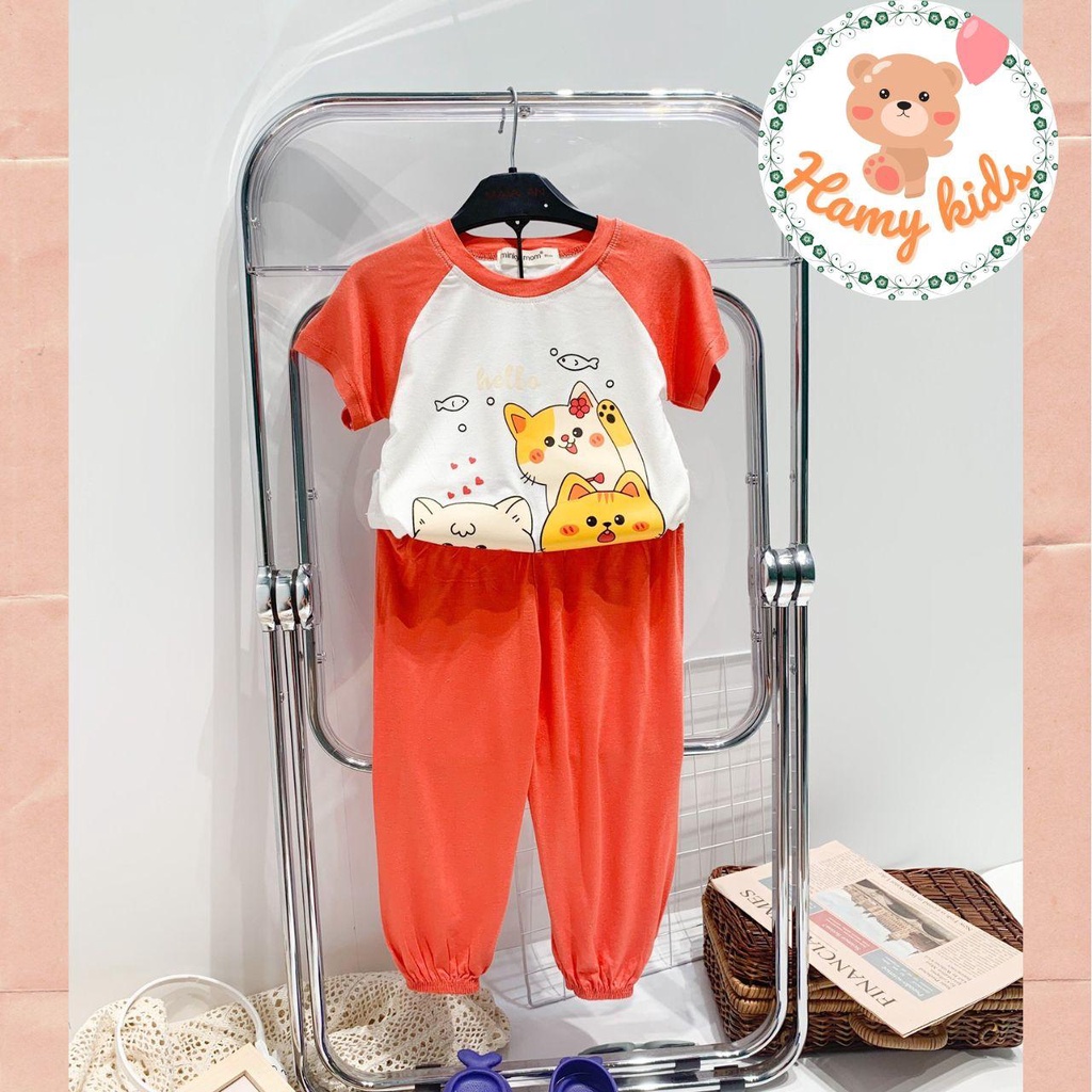 Bộ Tay Ngắn Quần Alibaba Minky Mom Chính Hãng Cho Bé Trai Bé Gái Chất Vải Thun Lạnh Đáng Yêu Bé Từ 0-5 Tuổi- Hamykids