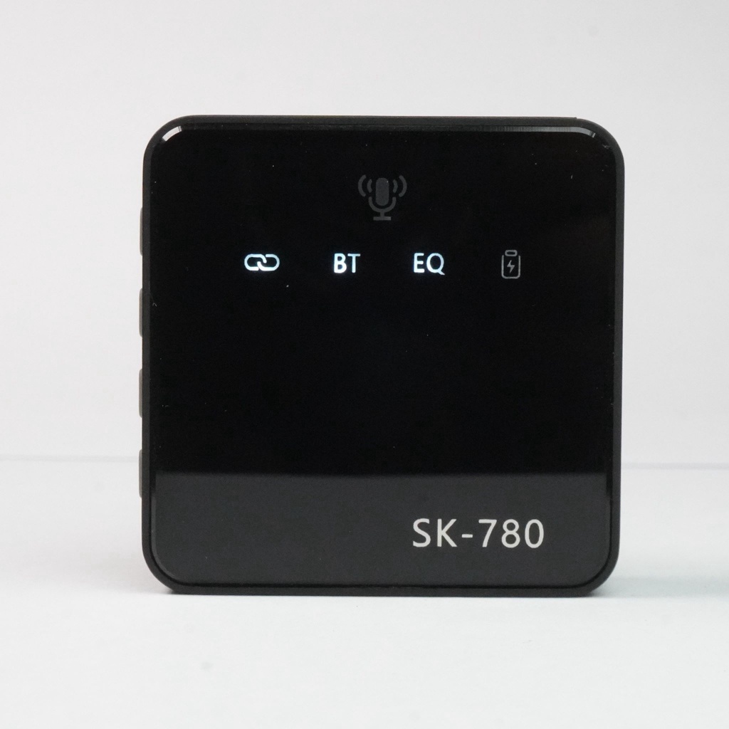 MT MAX Micro cài áo Wireless SK780 - Mic thu âm không dây kết hợp Sound Card - Lấy nhạc qua bluetooth 5.0 - Có echo hát