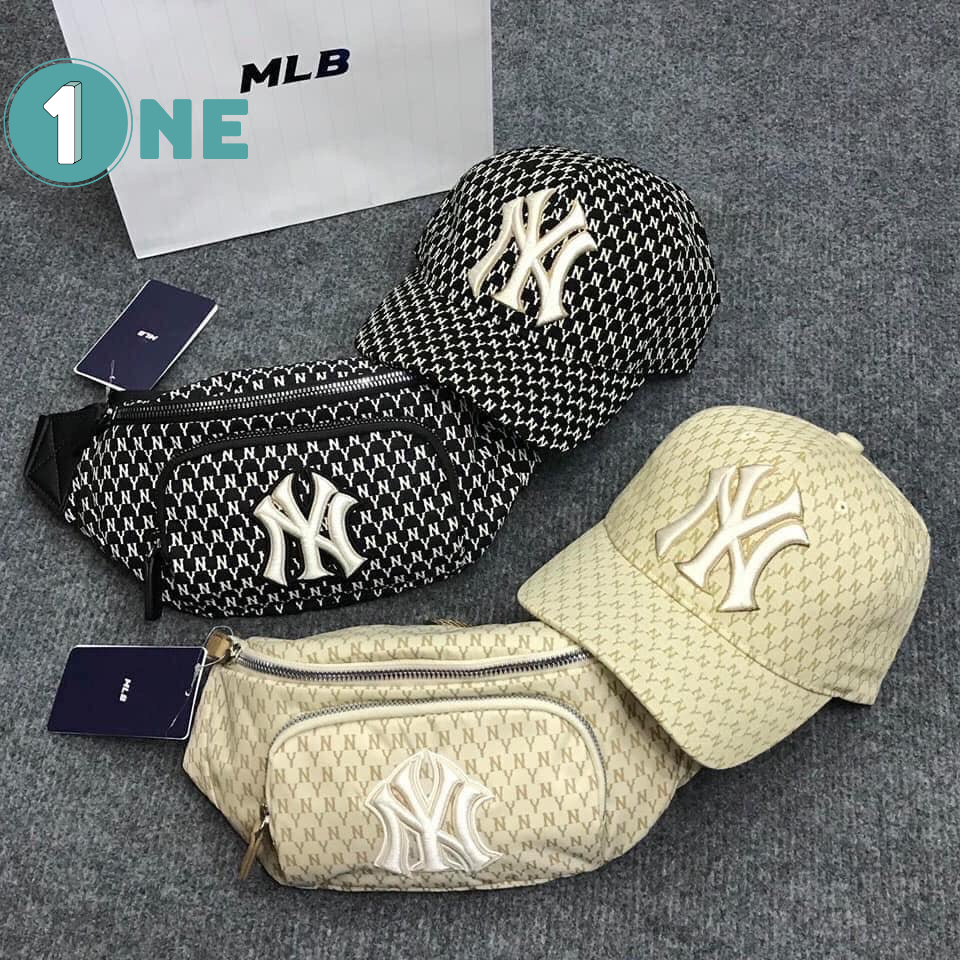 ( Chuẩn Hãng ) Túi Đeo Chéo Túi Bao Tử MLB NY Yankees Presbyopia Full Tag Mac