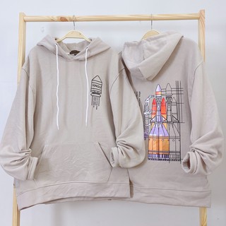 Áo Hoodie Tên Lửa (hình thật) form unisex