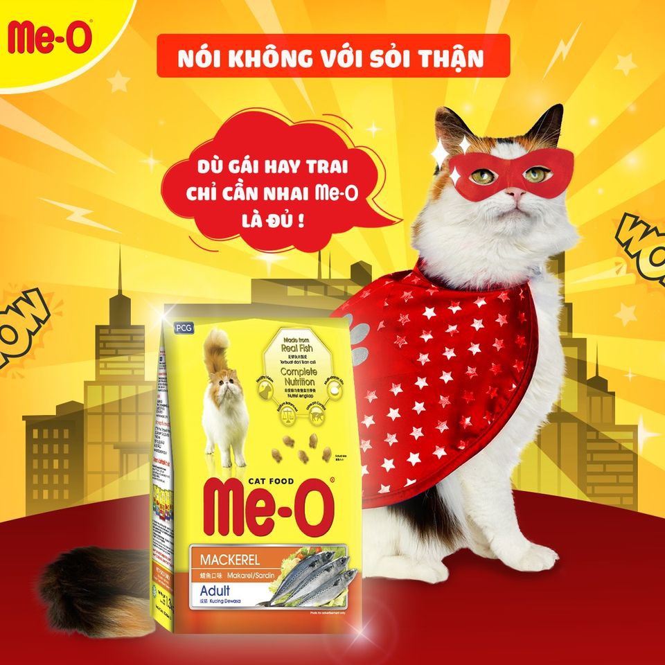 Hạt Me-O Cho Mèo Trưởng Thành 350g