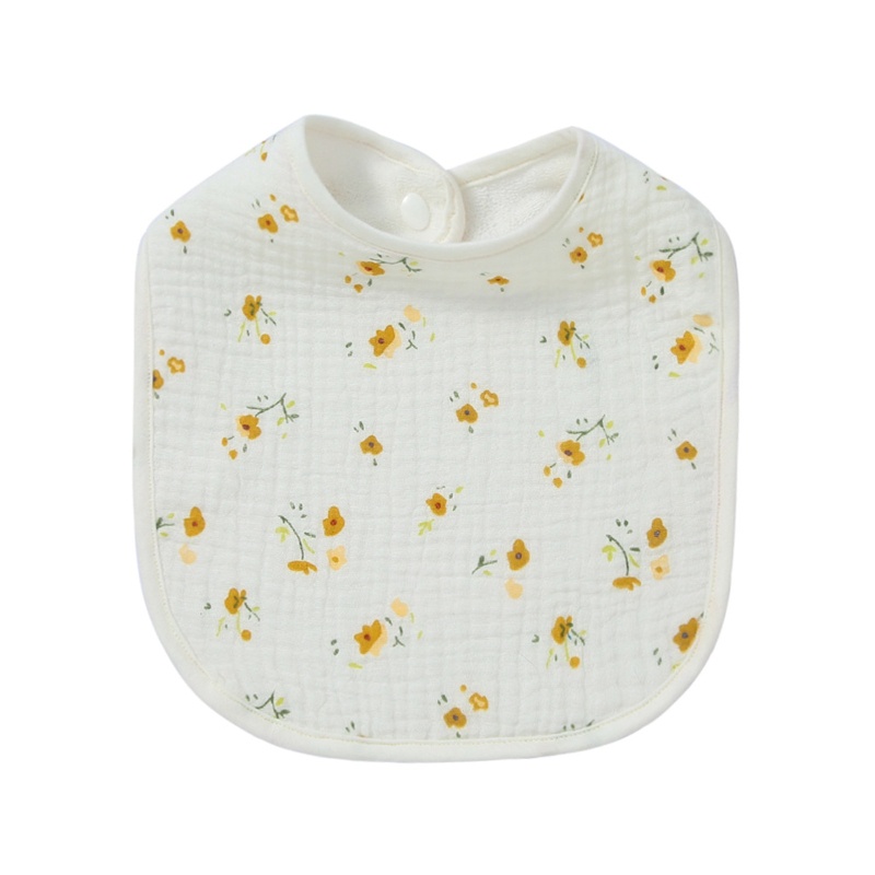 Yếm Ăn Cotton Mềm Mại Hình Tam Giác Dễ Thương Thoải Mái Cho Bé