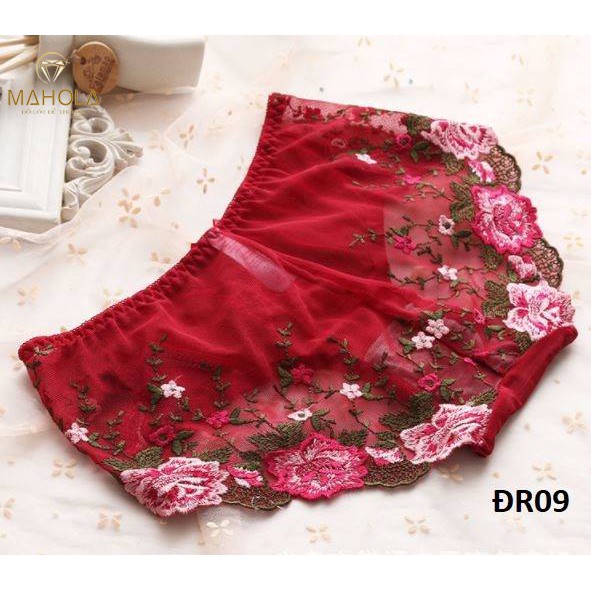 Quần lót ren thêu hoa gợi cảm_Mahola_ ĐR09