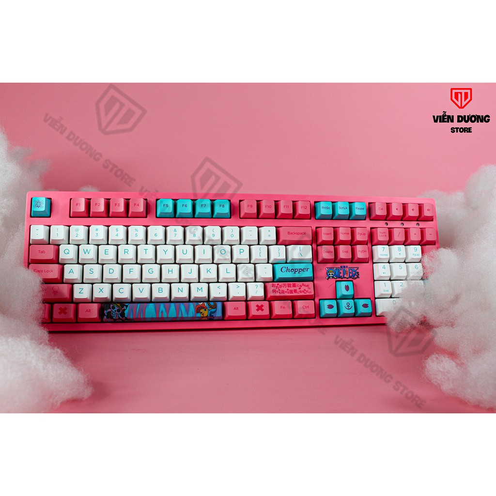 Bàn phím Gaming ❤️One Piece❤️ AKKO 3108 CHOPPER V2 Akko Blue Switch