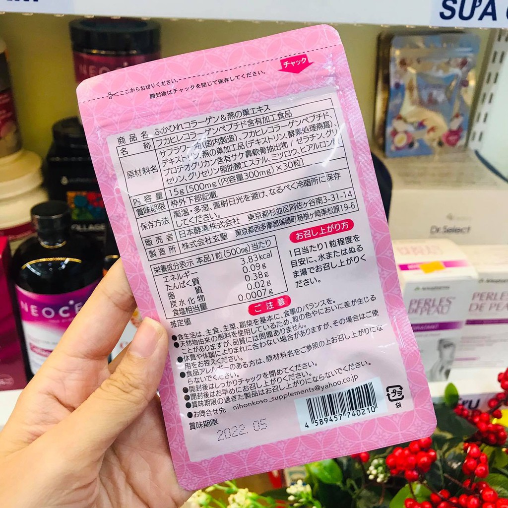 MẪU MỚI - Collagen Tươi Nhật Bản - Collagen Chiết Xuất TỔ YẾN Và SỤN MŨI CÁ HỒI 30 Viên | BigBuy360 - bigbuy360.vn