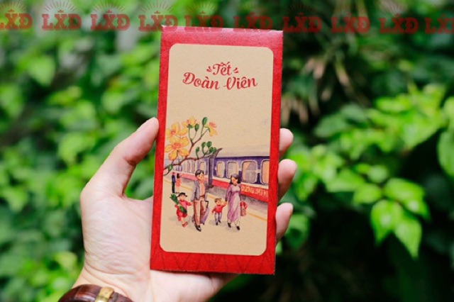 SET 10 BAO LÌ XÌ TẾT [SET TẾT XƯA] LÌ XÌ 2019