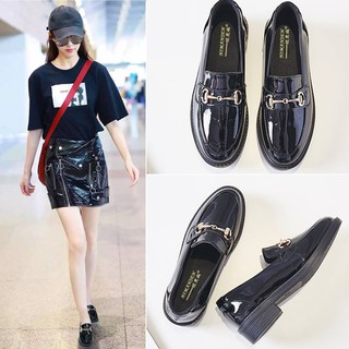 Giầy da nữ phong cách châu âu