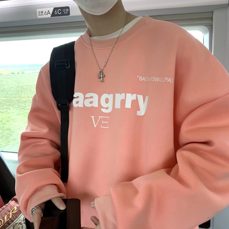 Áo sweater vải nỉ bông phong cách thời trang cho unisex