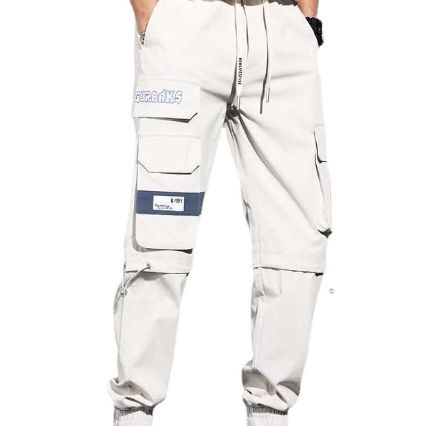 Quần dài nhiều túi dáng rộng phong cách Hàn Quốc thời trang chất lượng cao cho nam size S-5XL