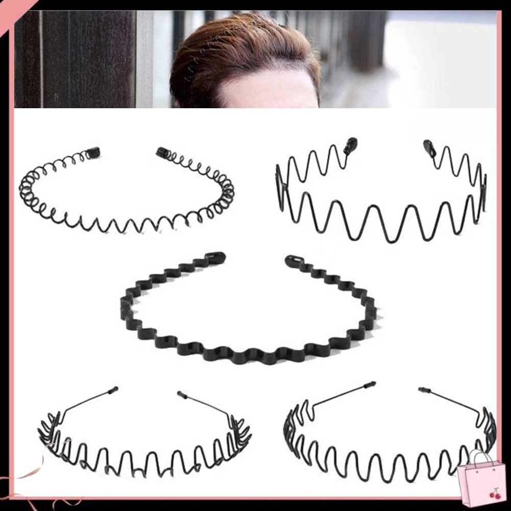 Cài Tóc Kim Loại Gợn Sóng Thời Trang Cho Nam