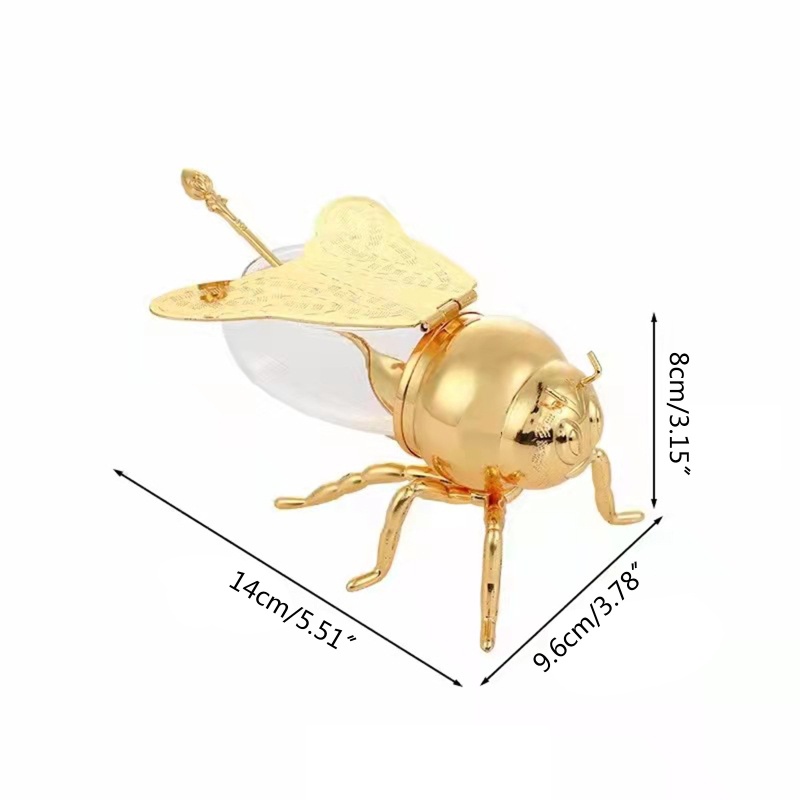 Bình Đựng Mật Ong / Nước Sốt Bằng Thủy Tinh Thủ Công Không Nhỏ Giọt