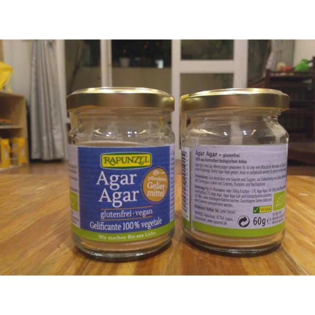 Bột Agar làm thạch rau câu hữu cơ Rapunzel