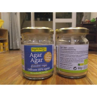 Bột Agar làm thạch rau câu hữu cơ Rapunzel