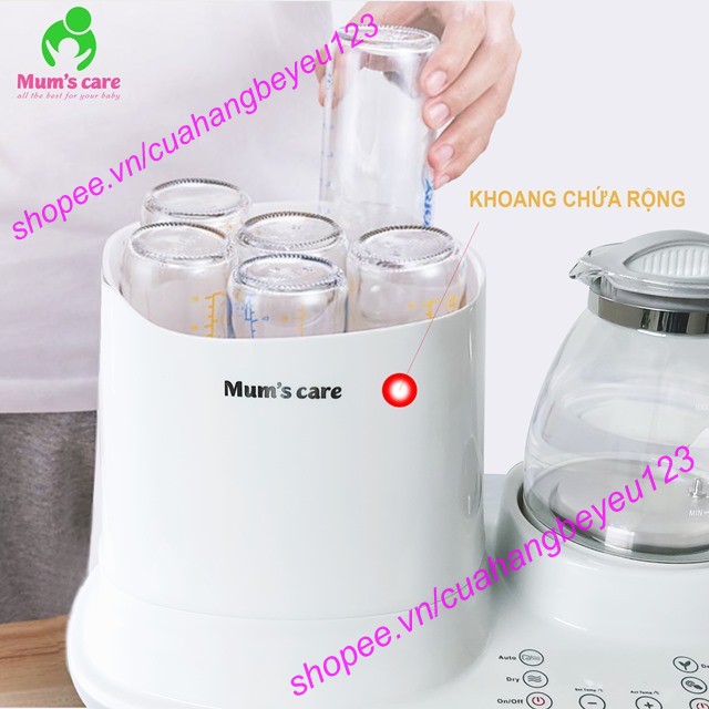 (Bảo hành 24 tháng) Máy tiệt trùng sấy khô và đun nước siêu tốc đa năng MUM 'S CARE MC-7902