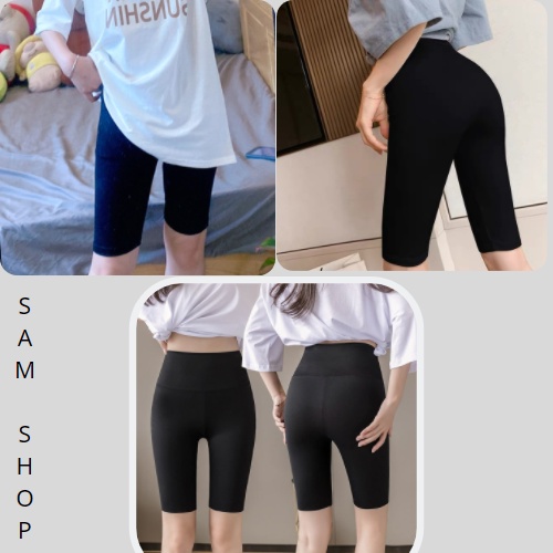 Quần legging nữ, legging đùi co giãn 4 chiều, chất dày dặn MAX RẺ