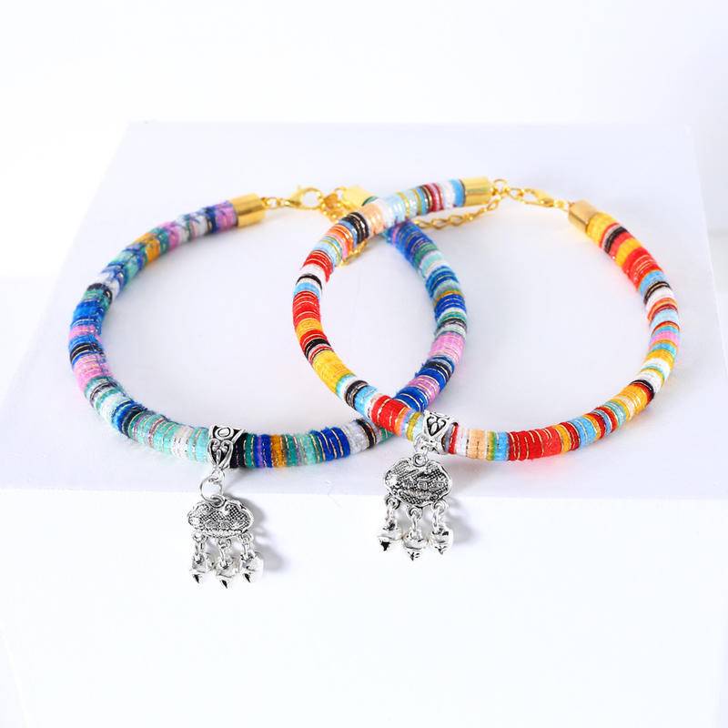 Vòng Cổ Thú Cưng Gắn Chuông Phong Cách Trung Hoa