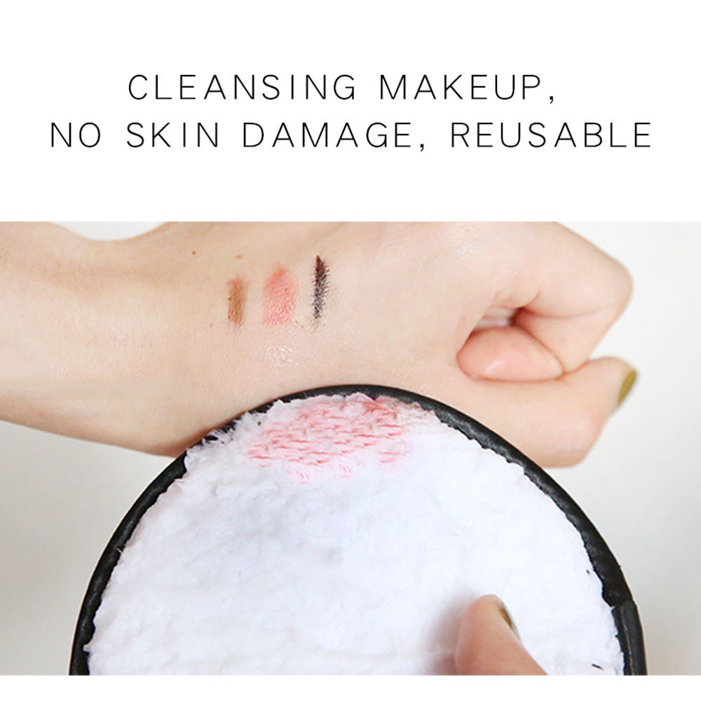 [Hàng mới về] Mút sợi mềm hỗ trợ tẩy trang chuyên nghiệp dễ sử dụng dành cho nữ nhiều màu tự chọn