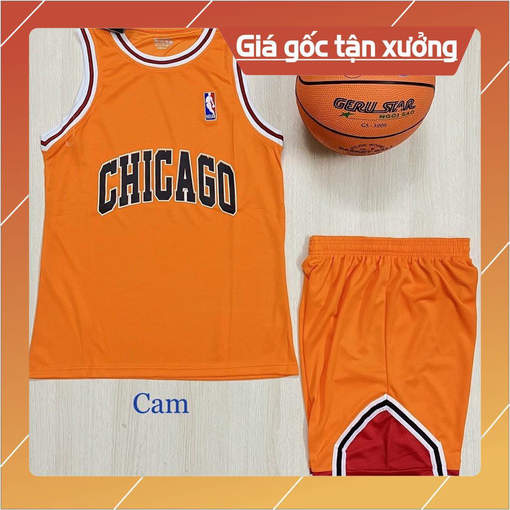 [SIÊU SALE] Bộ quần áo bóng rổ NBA BULLS cao cấp ⚡ FREE SHIP ⚡ vải thun lạnh đủ size người lớn trẻ em