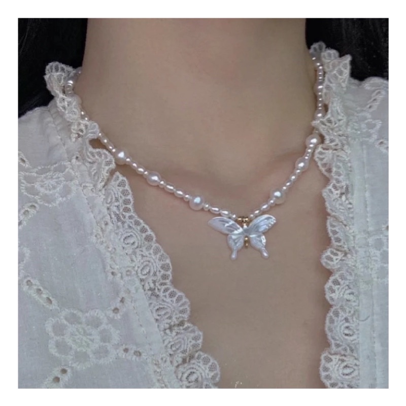 Dây handmade bướm xà cừ phối tra.i nước ngo.t - Triple God